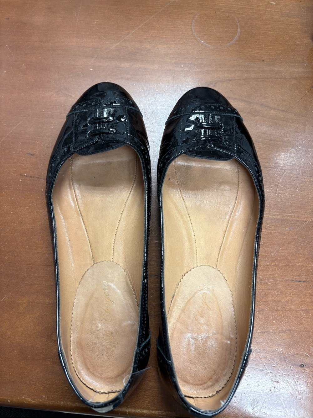 Women’s Black Patent Leather Ballet Flats